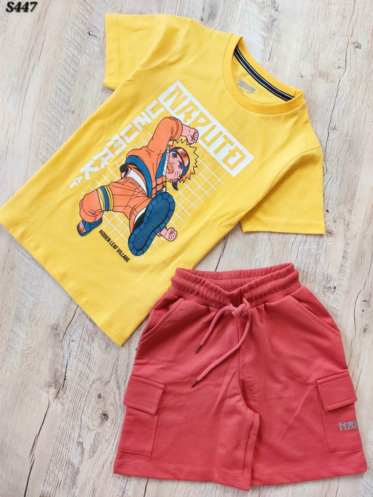NARUTO SHORTS CARGO SETS