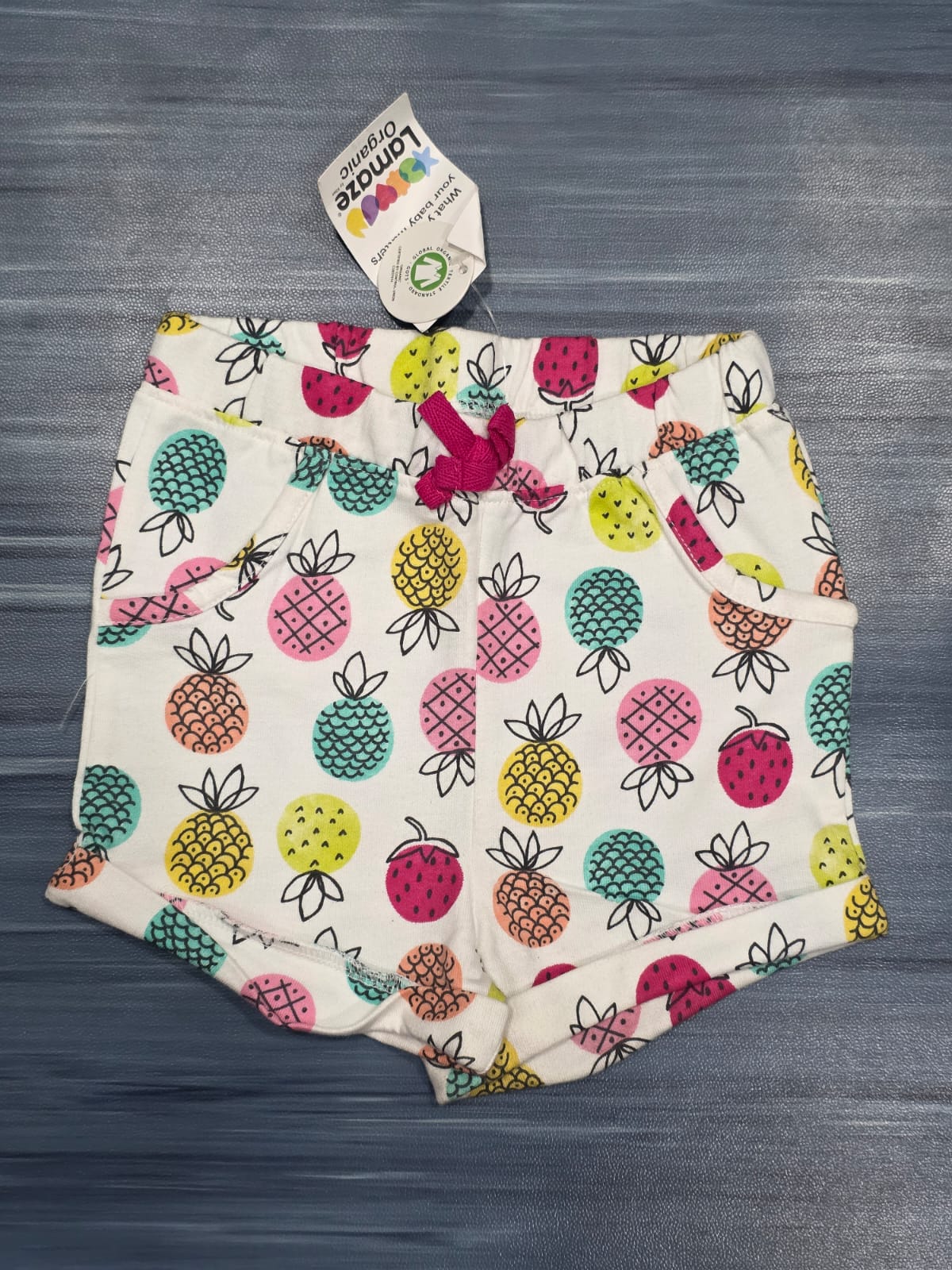 ORGANIC COTTON GIRLS SHORTS COMBO