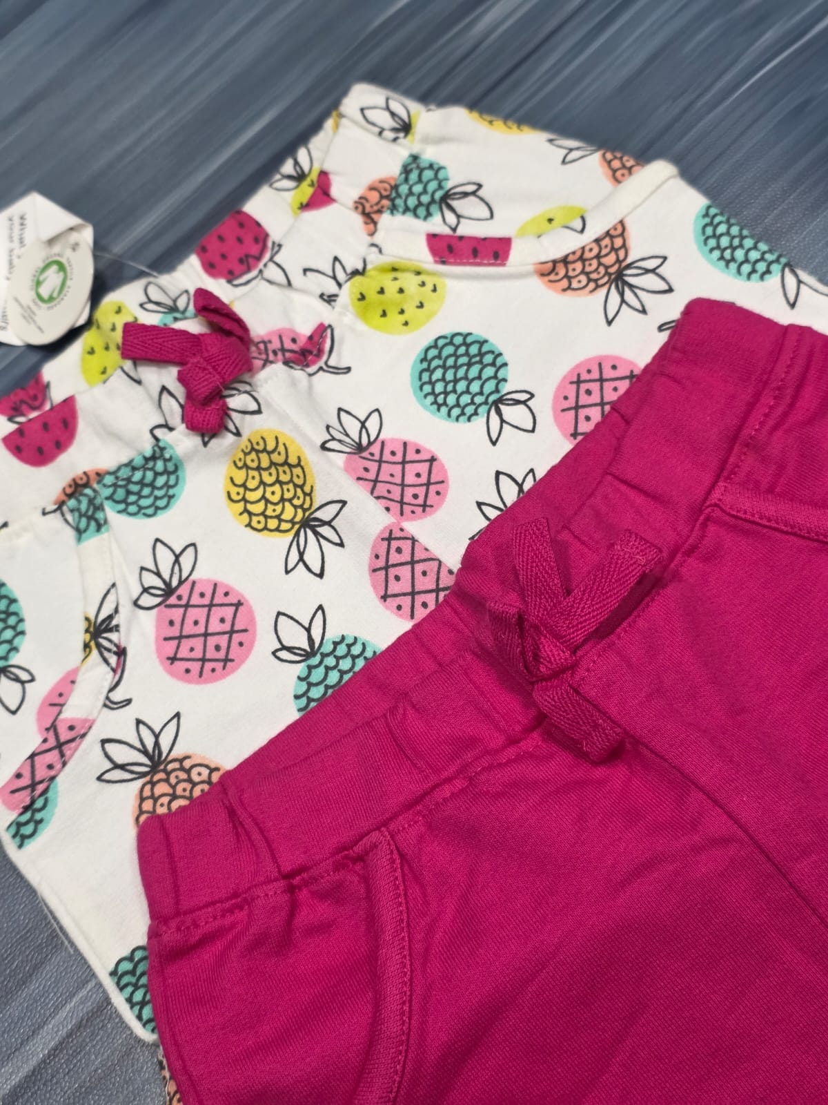 ORGANIC COTTON GIRLS SHORTS COMBO