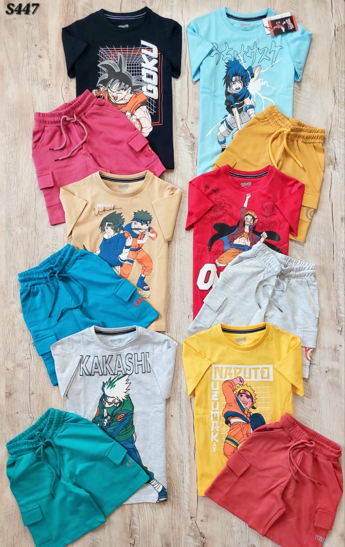 NARUTO GOKU SHORTS SET