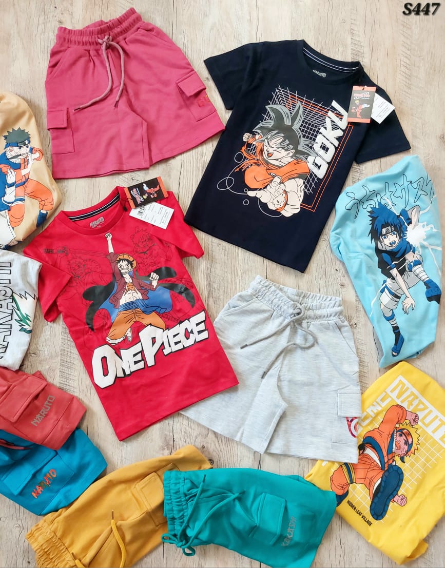 NARUTO GOKU SHORTS SET