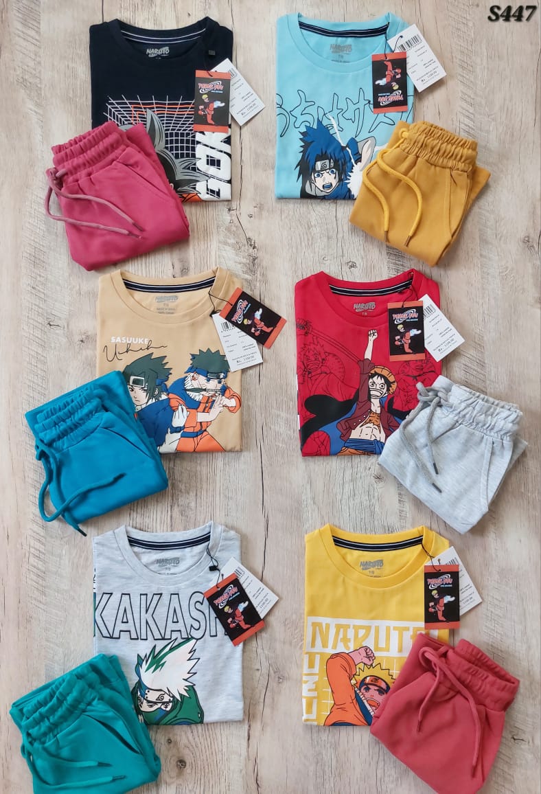 NARUTO GOKU SHORTS SET