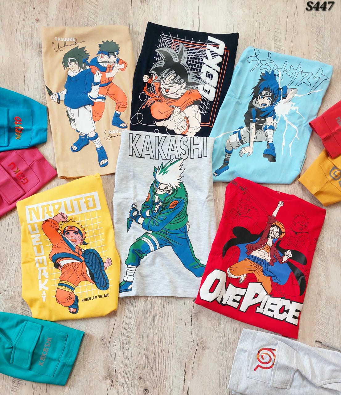NARUTO KAKASHI CARGO SHORTS SETS